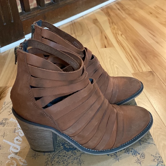 Free People Distressed Strappy Boot - Picture 6 of 8